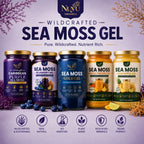 NuYu Organics Gold Sea Moss Gel Ready-to-Use | Wildcrafted Sea Moss, Spring Water, Vitamin C
