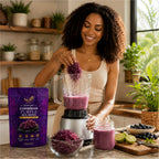 NuYu Organics Wildcrafted Purple Sea Moss Raw | Rich in Antioxidants, St. Lucia Grown